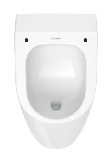 Duravit ME by Starck - pisuārs, ūdens pieslēgums aizmugurē, Rimless, DuraShield, balts matēts 281230AC00