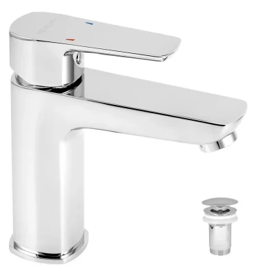 Novaservis Metalia 58 - izlietnes maisītājs ar noteci, hroms 58003,0