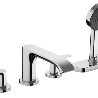 Hansgrohe Vivenis - vannas malas maisītājs, 4 atveru uzstādīšana, sBox, hromēts 75444000
