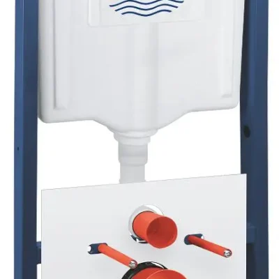 Grohe Solido - priekšsienas montāžas komplekts sienas WC, augstums 1,20 m, vadības poga Even, hromēts 39930000