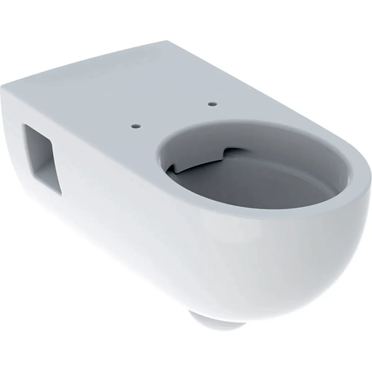 Geberit Selnova - pie sienas stiprināms WC, pieejams cilvēkiem ar invaliditāti, Rimfree, balts 500.693.01.2