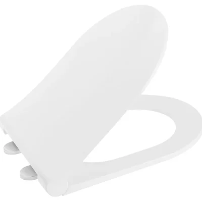Sapho Slim - WC sēdeklis, SoftClose, balts/hroms 100787