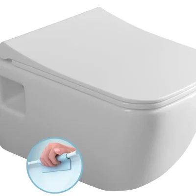 Bruckner Walter - piekaramais WC, Rimless, balts 201.502.0