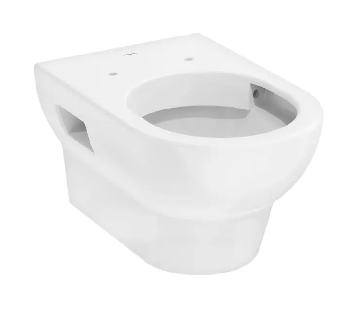 Hansgrohe GladeLake S - piekaramais WC, AquaChannel Flush, Rimless, EcoSmart, balts 60106450