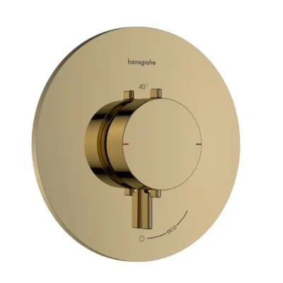 Hansgrohe Ecostat Comfort S - zemapmetuma dušas maisītājs, ar termostatu, zelta izskats pulēts 33714990