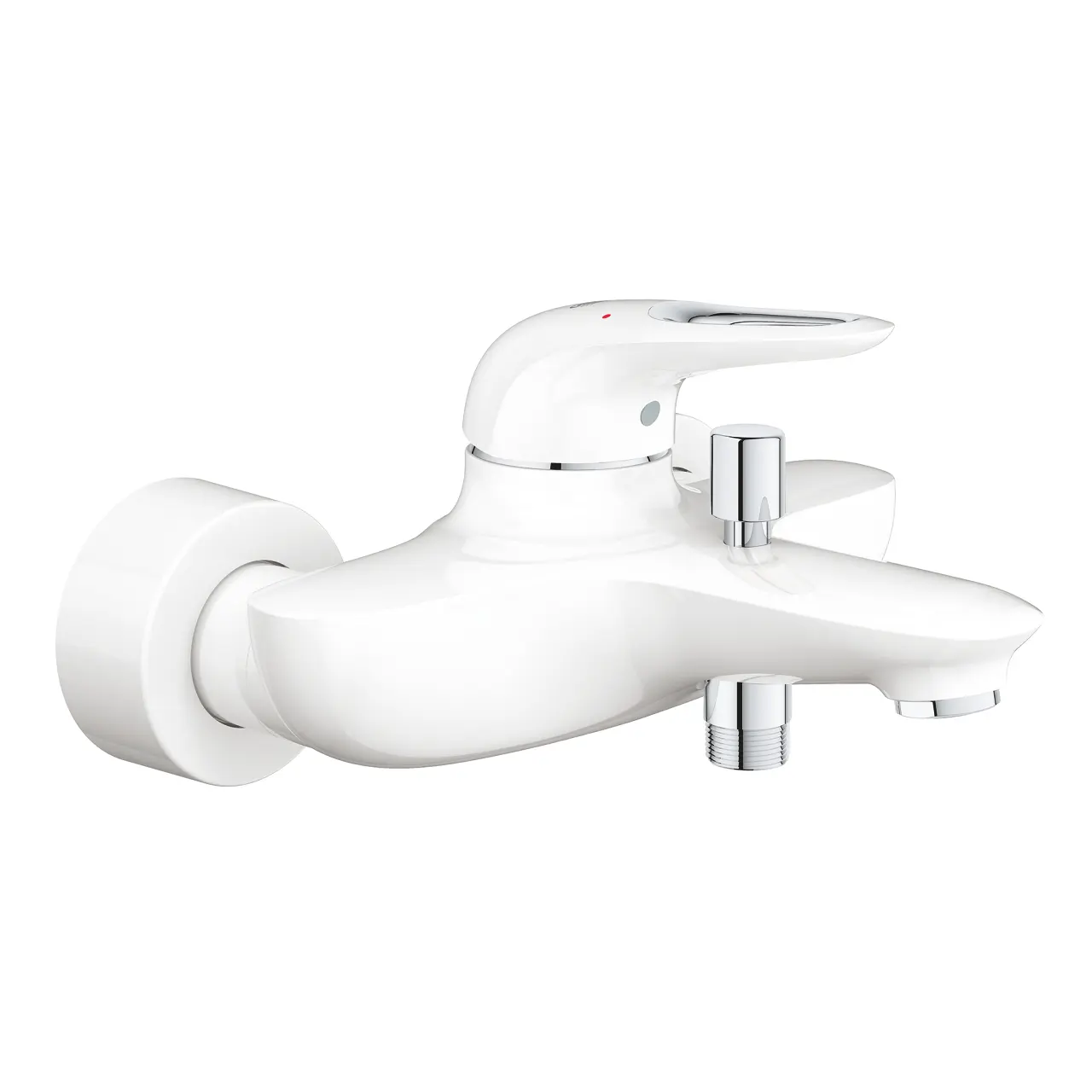 Grohe Eurostyle - vannas vienas sviras maisītājs, Moon White / hromēts 33591LS3
