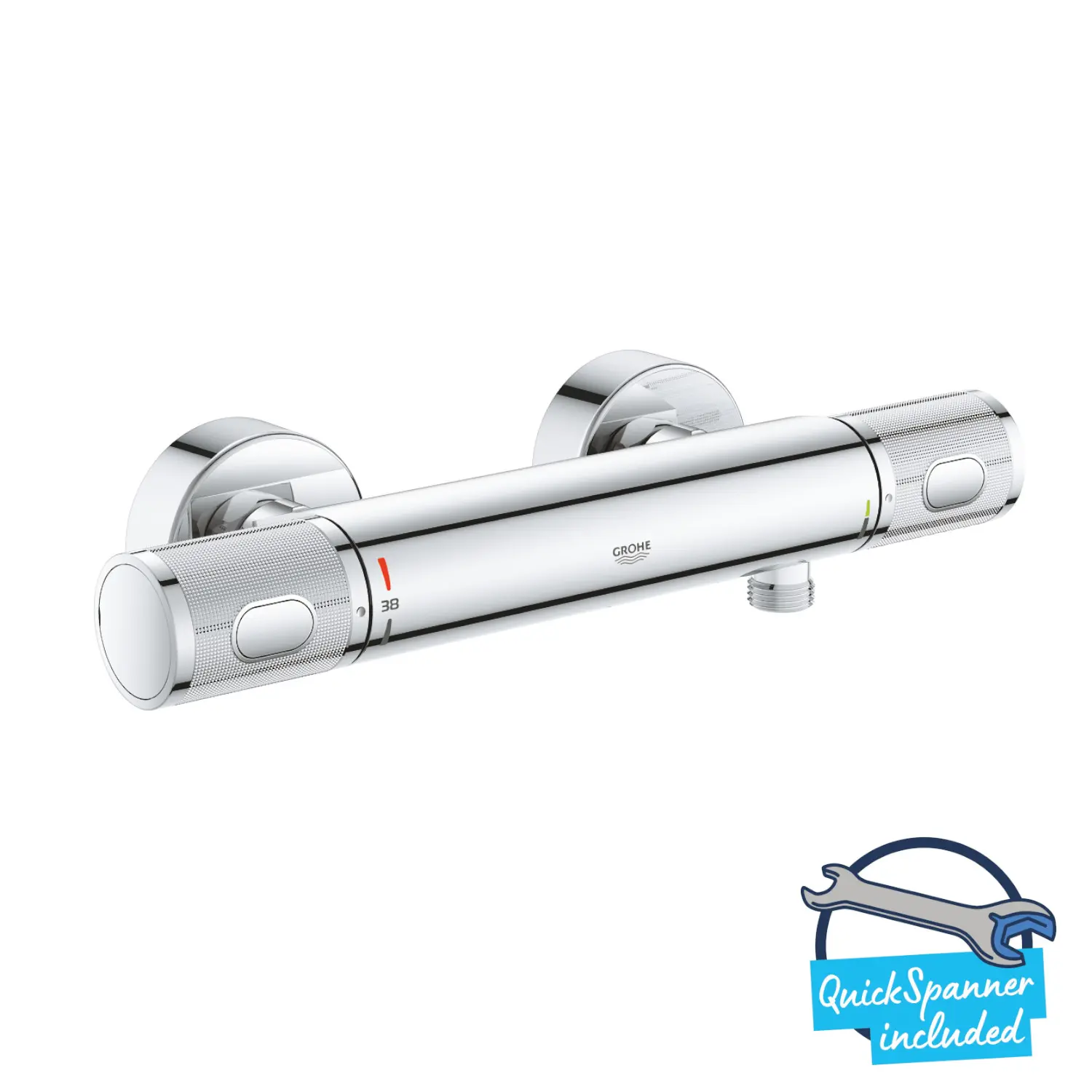 Grohe Precision Feel - termostata dušas maisītājs, hroms 34790000
