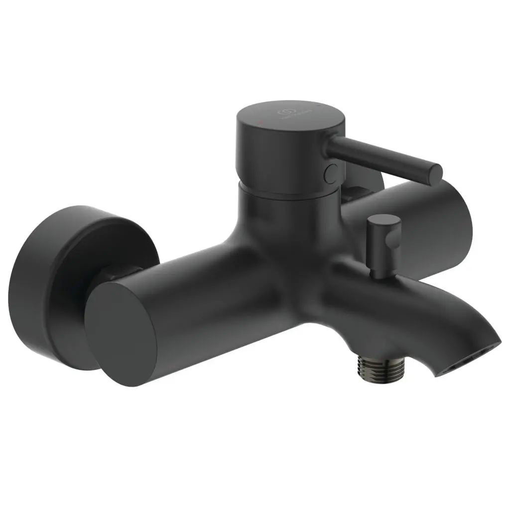 Ideal Standard CeraLine - vannas sienas maisītājs, melns BC199XG