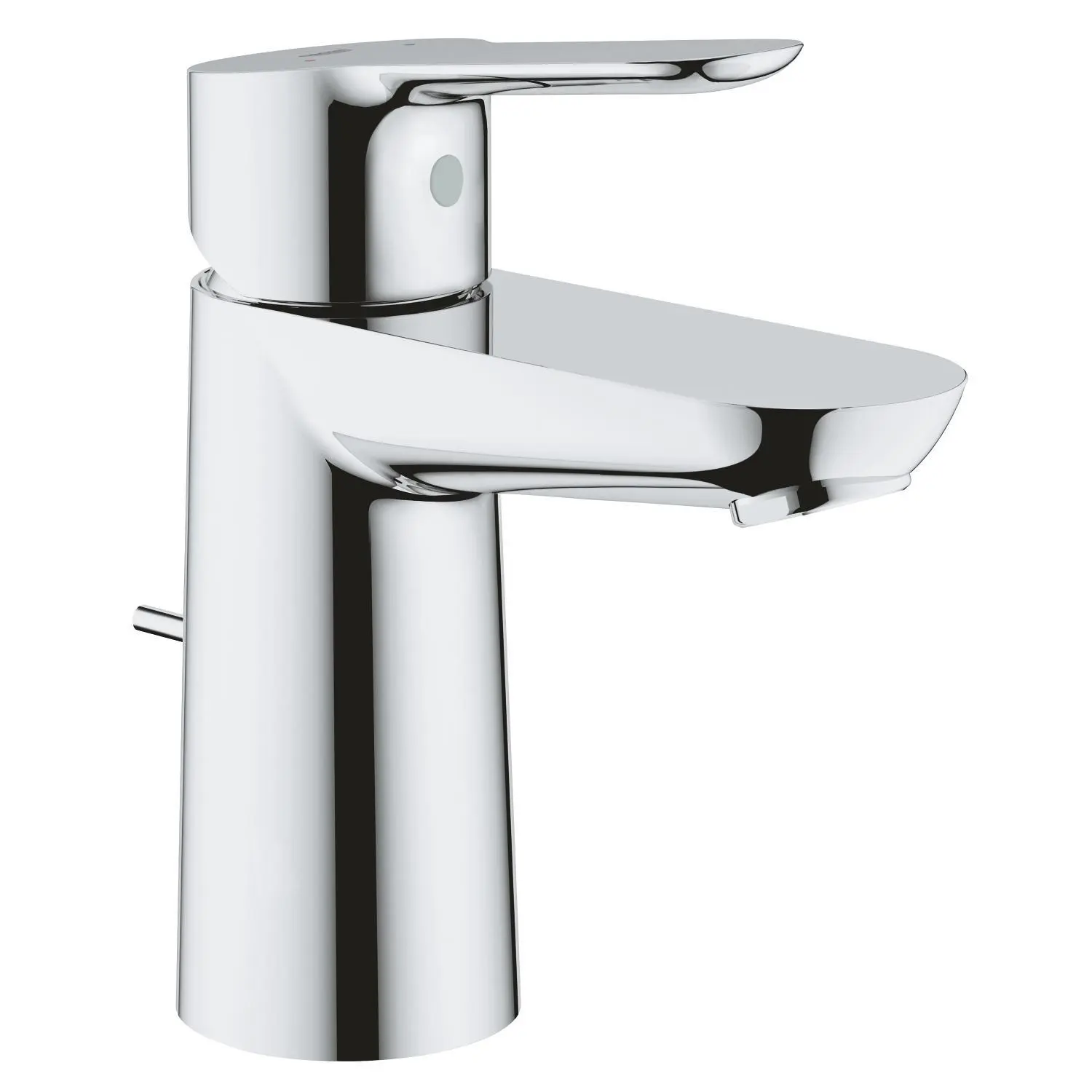 Grohe BauEdge - izlietnes maisītājs ar noteces komplektu, hromēts 23356000
