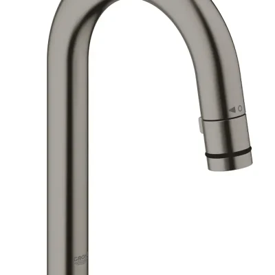 Grohe Universal - izlietnes vārsts, Hard Graphite birstēts 20201AL0
