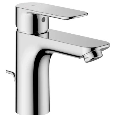 Hansa Basic - izlietnes maisītājs, ar noteci, Hroms 55502203