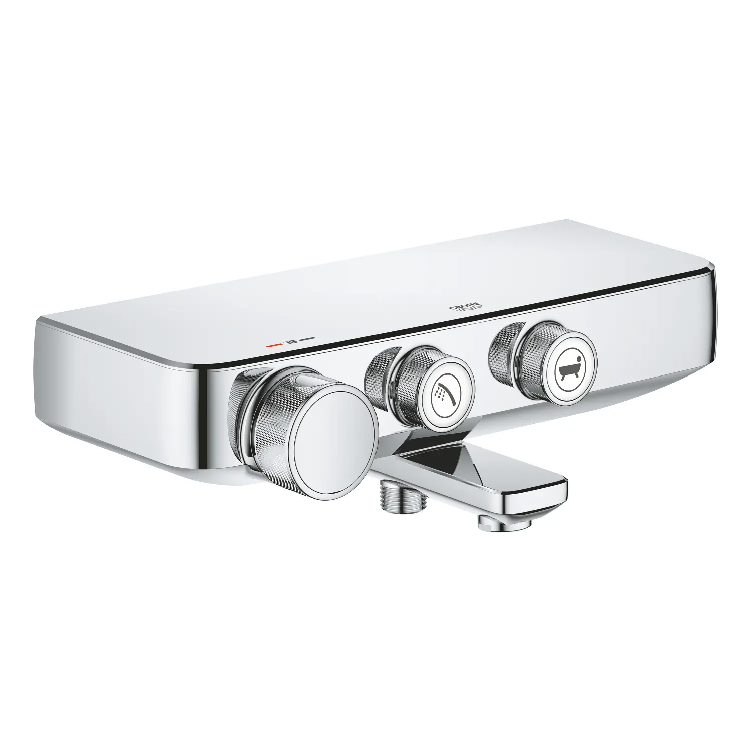 Grohe Grohtherm SmartControl - termostata vannas maisītājs, hromēts 34718000
