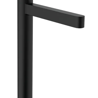 Hansgrohe Finoris - izlietnes vienas sviras maisītājs 260, ar noteces komplektu Push-Open, melns matēts 76070670