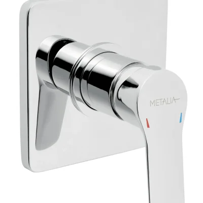 Novaservis Metalia 54 - zemapmetuma dušas maisītājs, ar iebūvējamo daļu, hroms 54050,0