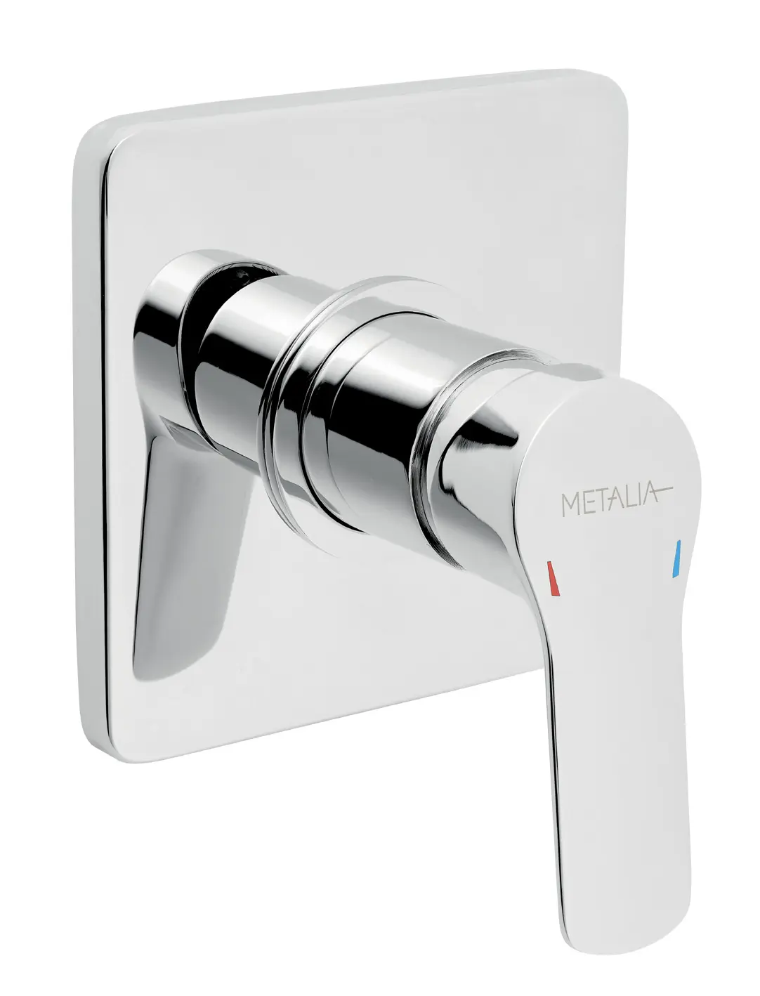 Novaservis Metalia 54 - zemapmetuma dušas maisītājs, ar iebūvējamo daļu, hroms 54050,0