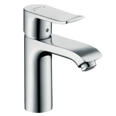 Hansgrohe Metris New - izlietnes vienas sviras maisītājs 110 ar noteces komplektu, hromēts 31080000