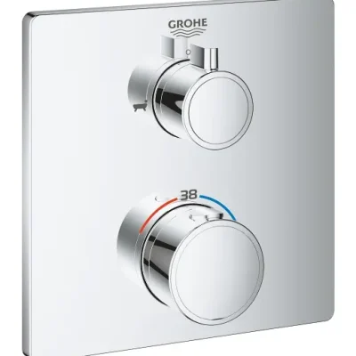 Grohe Grohtherm - termostatisks vannas maisītājs 2 patērētājiem, hromēts 24080000
