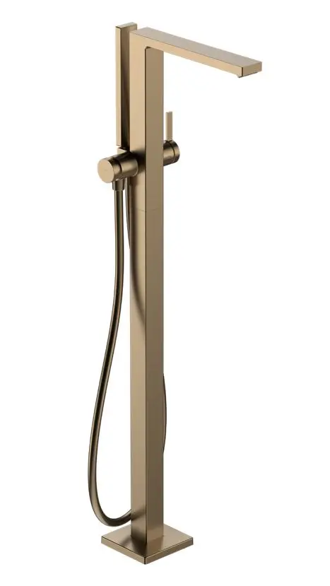 Hansgrohe Tecturis E - vannas maisītājs, grīdas montāža, birstēts bronza 73445140