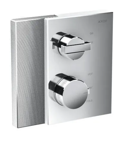 Axor Edge - termostata maisītājs - zemapmetuma, hroms / dimanta slīpējums 46751000
