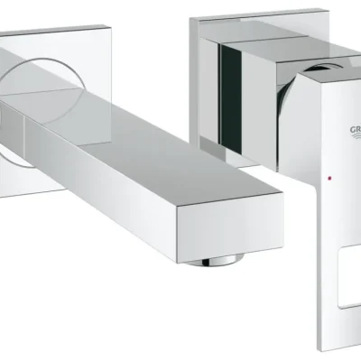 Grohe Eurocube - izlietnes maisītājs, 2 atveru montāža, hromēts 19895000