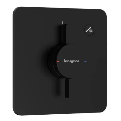 Hansgrohe DuoTurn Q - zemapmetuma dušas maisītājs, melns matēts 75614670