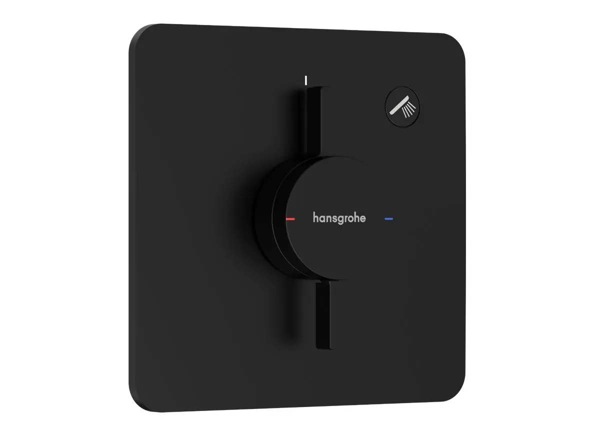 Hansgrohe DuoTurn Q - zemapmetuma dušas maisītājs, melns matēts 75614670