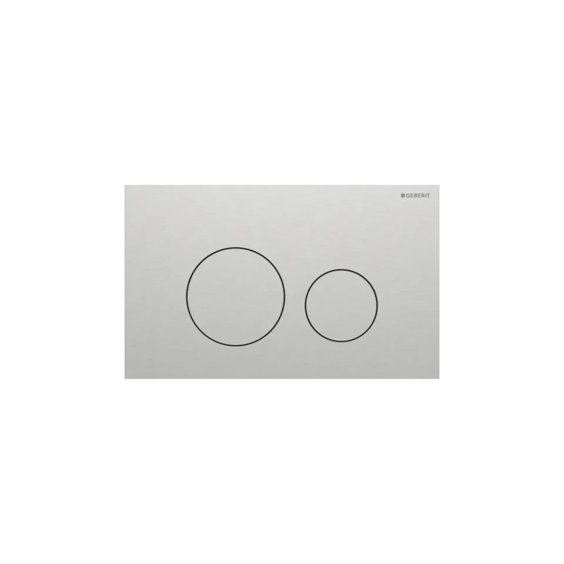 Geberit Sigma40 - WC vadības plate, matēts nerūsējošais tērauds 115.628.FW.1