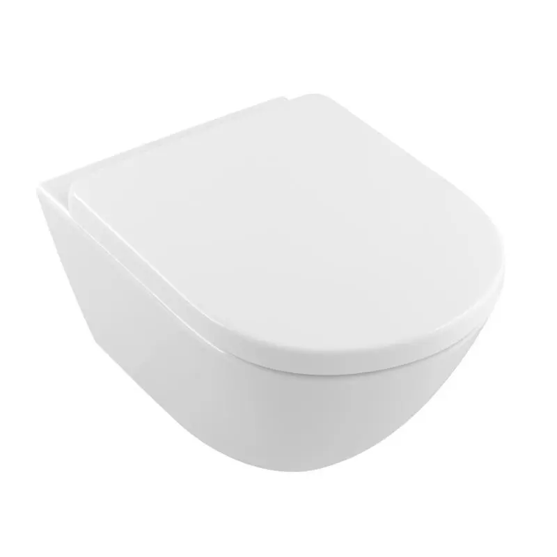 Villeroy & Boch Subway 2.0 - pie sienas stiprināms WC ViClean, DirectFlush, AntiBac, CeramicPlus, Alpu balts 4609R0R1