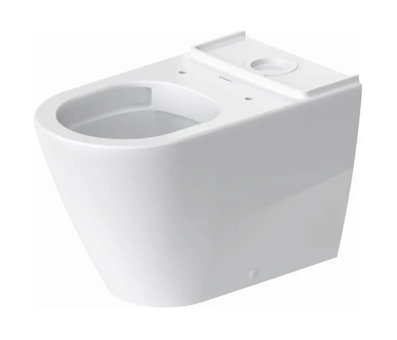 Duravit D-Neo - WC kombi pods ar Vario noteci, Rimless, HygieneGlaze, balts 2002092000