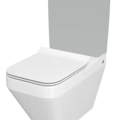 Cersanit Crea - WC komplekts ar SoftClose sēdekli, Vario izvadu, CleanOn, balts K114-022