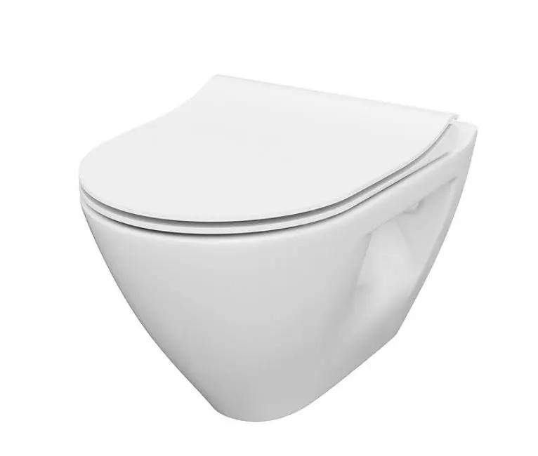 Cersanit Mille - piekaramais WC ar SoftClose sēdekli, CleanOn, balts S701-454