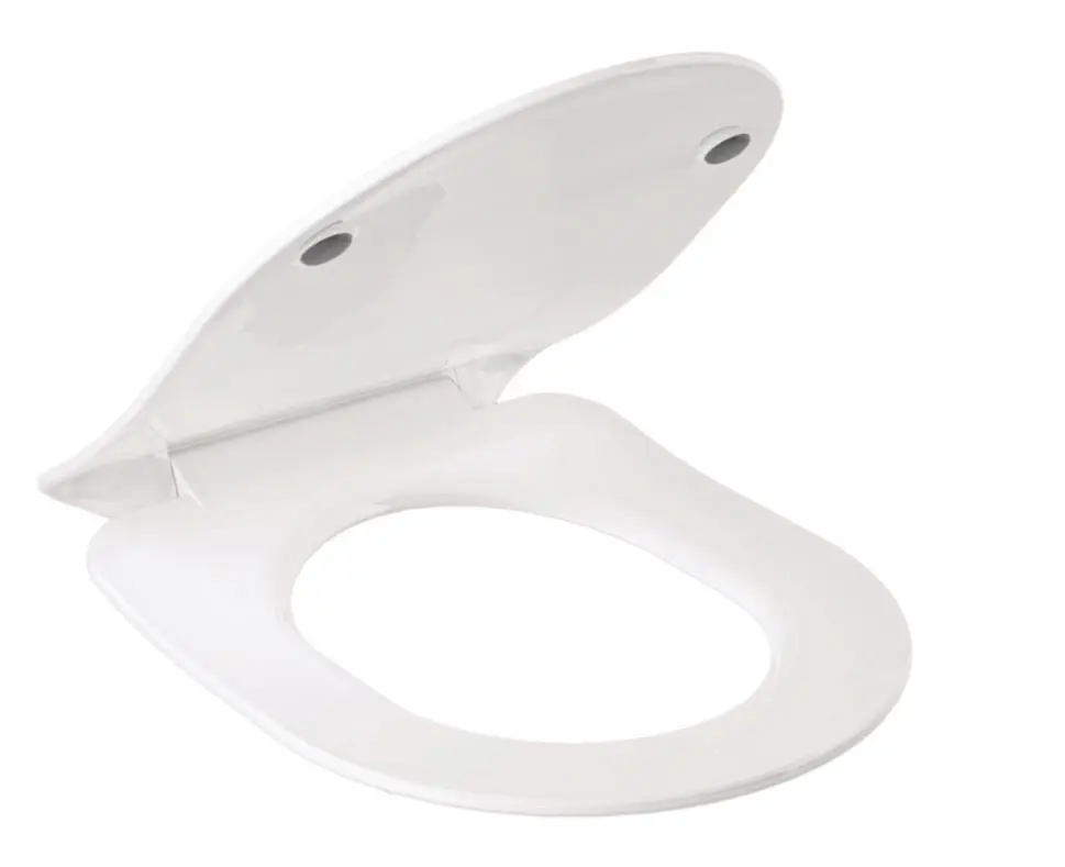 Kludi Resa R - WC sēdeklis Slim, SoftClosing, QuickRelease, balts spīdīgs 23WCS43