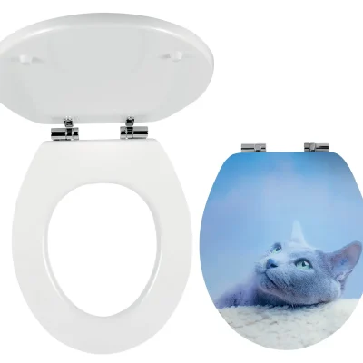 Novaservis Prestige - tualetes sēdeklis, MDF, Softclose, balts/krāsaini apdrukāts WC/SOFT3D