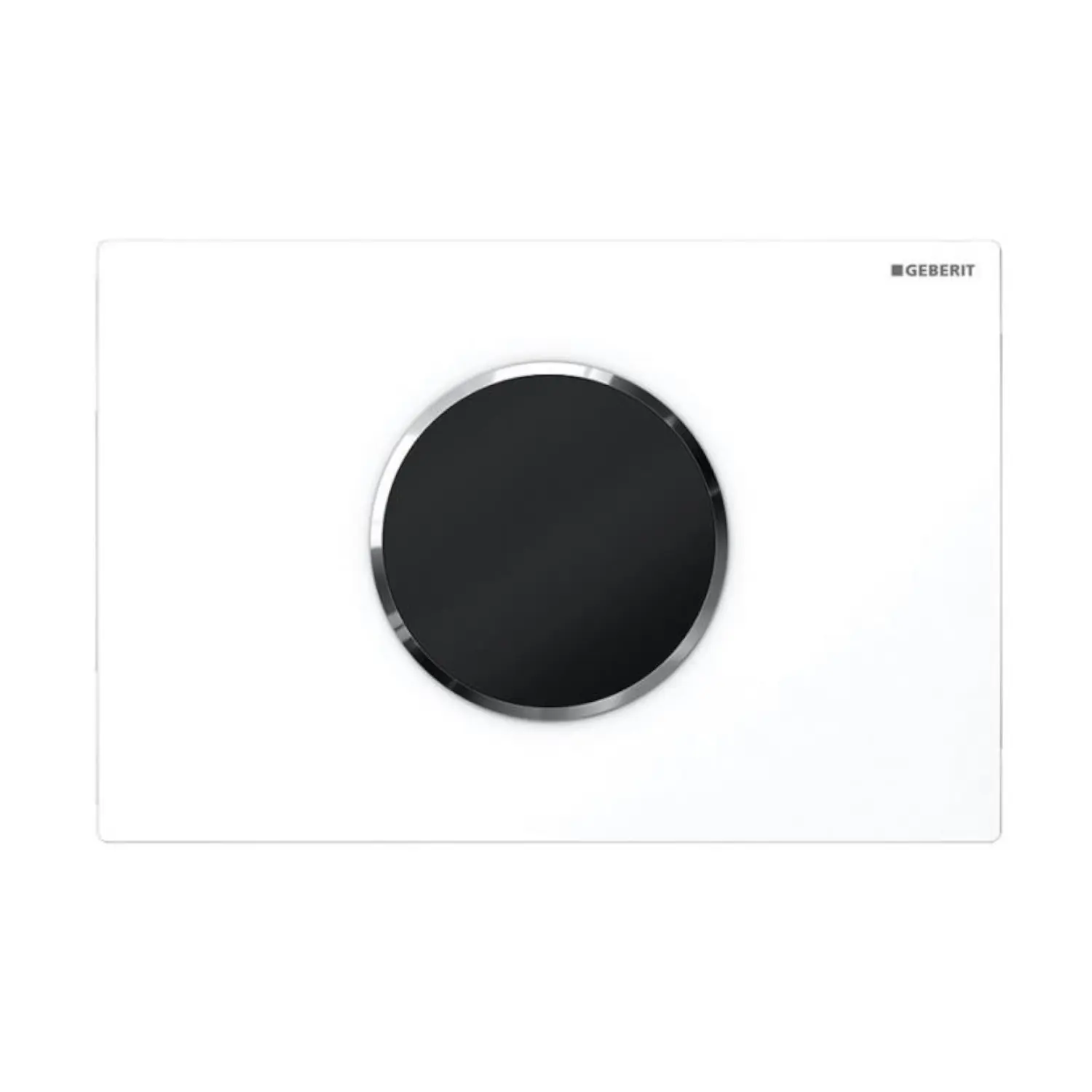 Geberit Sigma10 - elektroniska vadības plate, darbība ar baterijām, balta/hroms spīdīgs 115.908.KJ.6