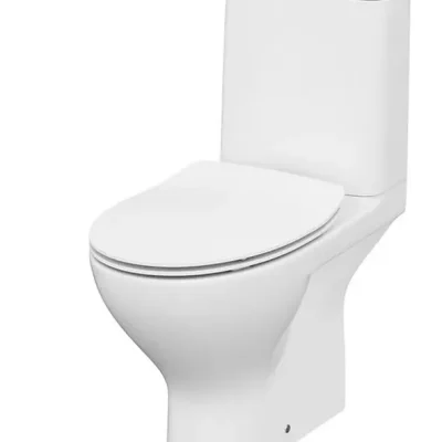 Cersanit Moduo - WC komplekts ar SoftClose sēdekli, Vario aizplūde, ūdens pieslēgums apakšā, CleanOn, balts K116-032