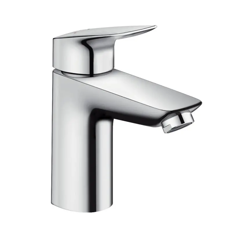 Hansgrohe Logis - izlietnes vienas sviras maisītājs 100 ar noteces komplektu Push-Open, hromēts 71107000