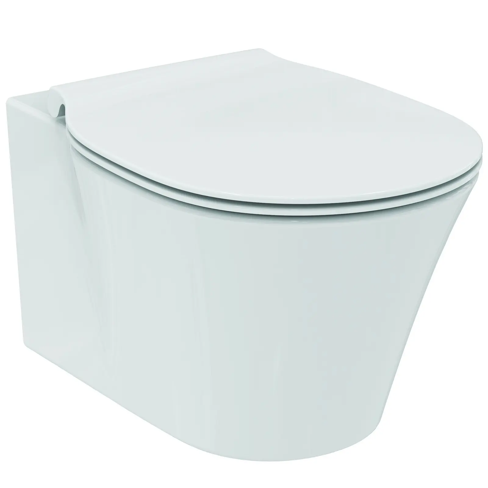 Ideal Standard Connect Air - piekaramais WC ar WC sēdekli SoftClose, AquaBlade, balts E008701