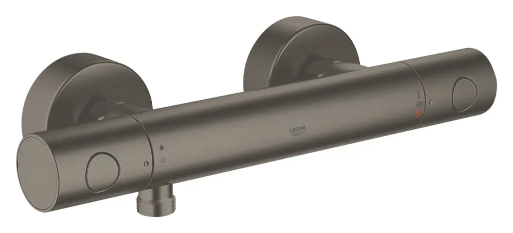 Grohe Grohtherm 1000 Cosmopolitan - termostata dušas maisītājs, Hard Graphite birstēts 34065AL2