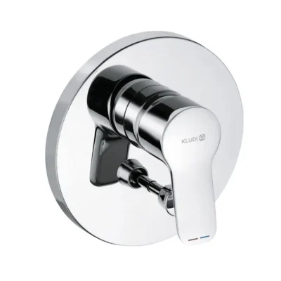 Kludi Pure&Easy - zemapmetuma maisītājs 2 izvadiem, hroms 374190565