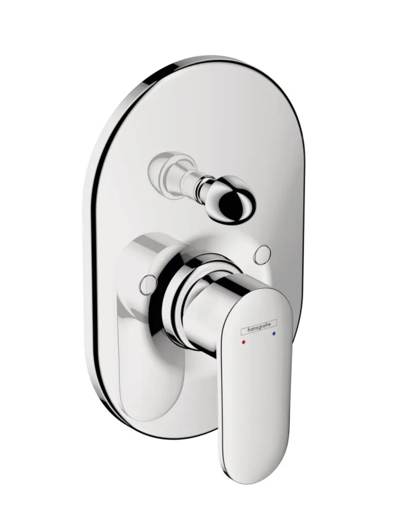 Hansgrohe Vernis Blend - zemapmetuma vannas maisītājs, ar korpusu, hroms 71473000