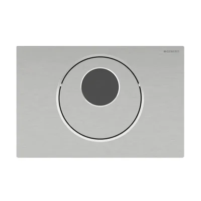Geberit Sigma10 - elektroniska vadības plate, tīkla barošana, matēts/pulēts nerūsējošais tērauds 115.890.SN.6