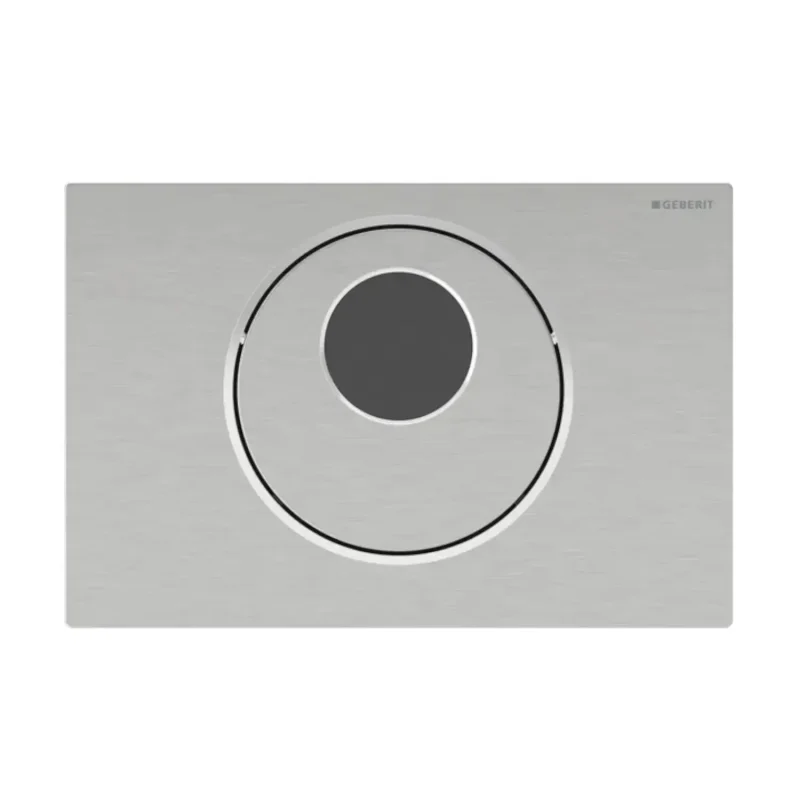 Geberit Sigma10 - elektroniska vadības plate, tīkla barošana, matēts/pulēts nerūsējošais tērauds 115.890.SN.6