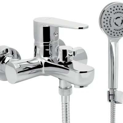 Novaservis Titania Fresh - vannas maisītājs ar piederumiem, attālums 100 mm, hroms 96025,0E
