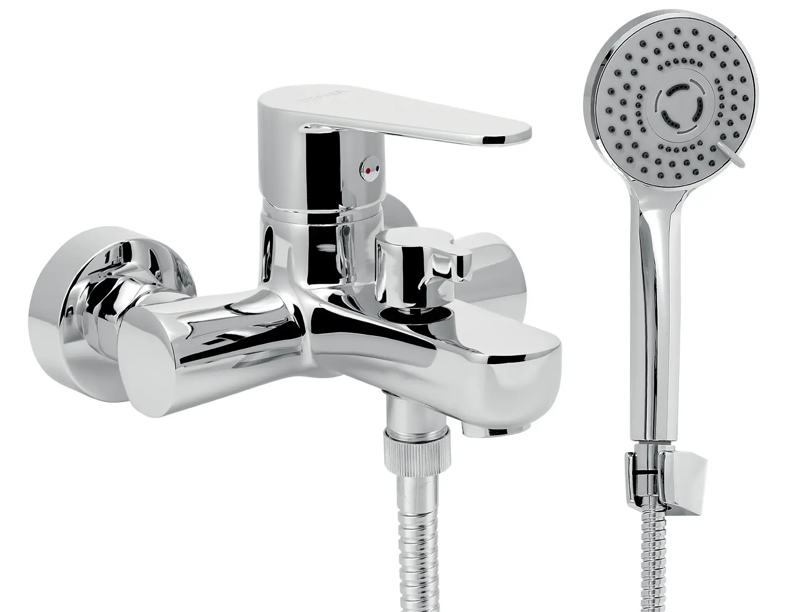 Novaservis Titania Fresh - vannas maisītājs ar piederumiem, attālums 100 mm, hroms 96025,0E