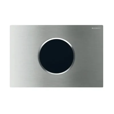 Geberit Sigma10 - elektroniska vadības plate, pieslēgums elektrotīklam, matēts/pulēts nerūsējošais tērauds 115.907.SN.6
