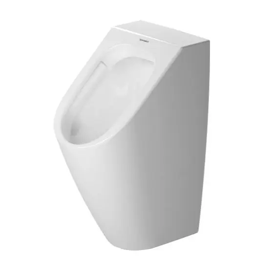 Duravit ME by Starck - pisuārs, pieslēgums aizmugurē, Rimless, ar WonderGliss, Alpu balts 28093000001