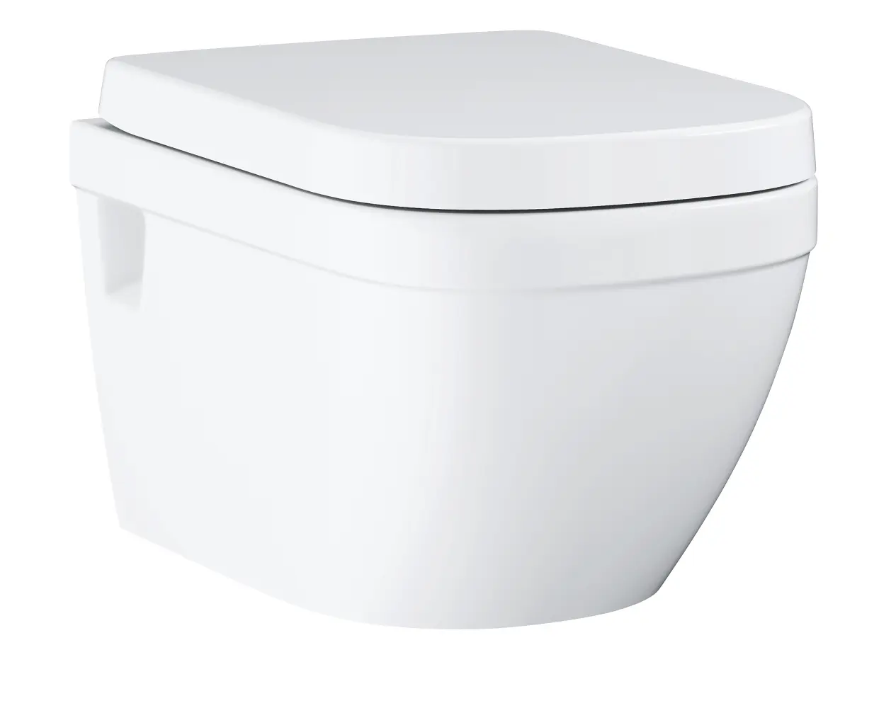 Grohe Euro Ceramic - piekaramais WC ar WC sēdekli, SoftClose, Rimless, Alpu balts 39703000