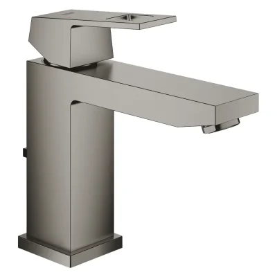 Grohe Eurocube - izlietnes maisītājs ar noteci, Hard Graphite birstēts 23445AL0