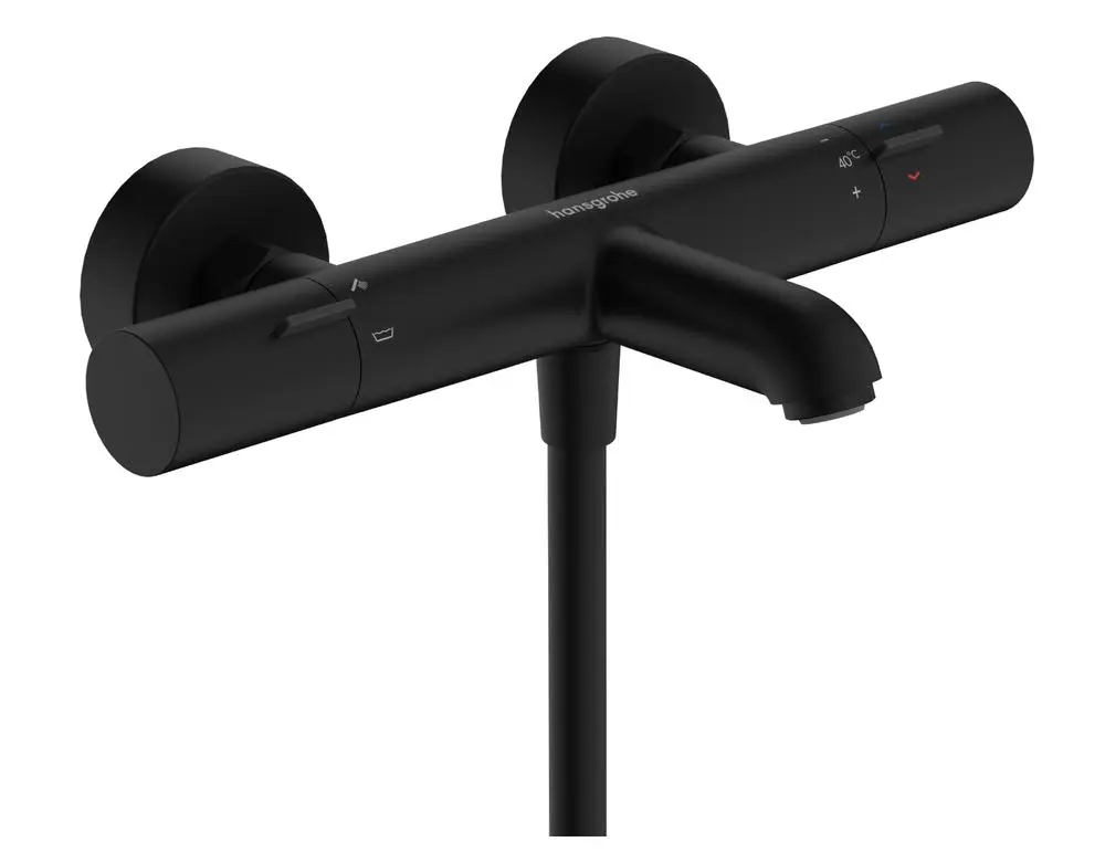 Hansgrohe Ecostat Fine - vannas termostats, matēti melns 13325670