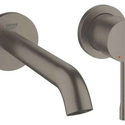 Grohe Essence - izlietnes maisītājs M, 2 caurumu montāža, Hard Graphite birstēts 19408AL1